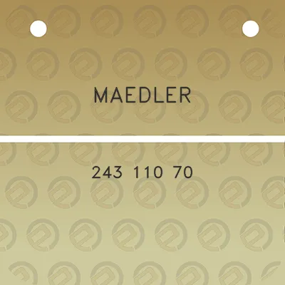 maedler-243-110-70