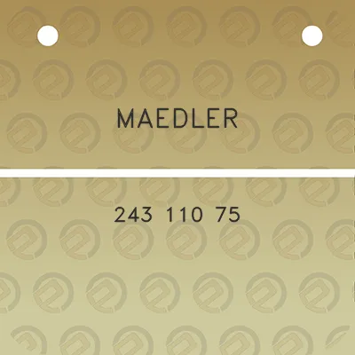 maedler-243-110-75