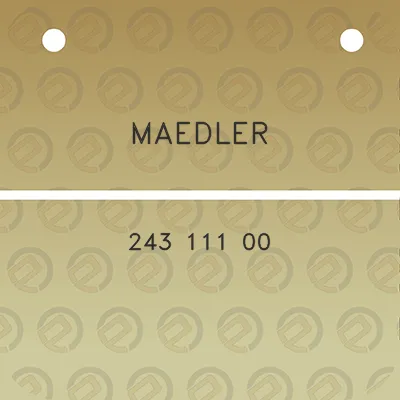 maedler-243-111-00