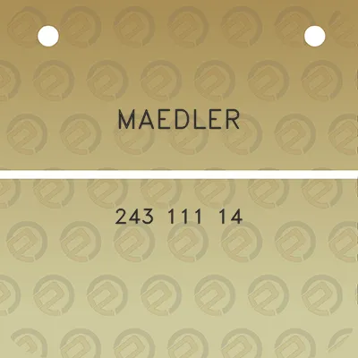 maedler-243-111-14