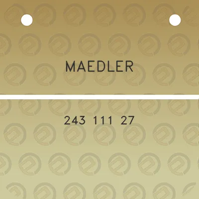 maedler-243-111-27