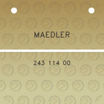 maedler-243-114-00