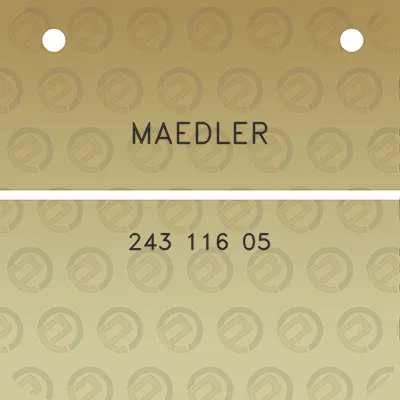 maedler-243-116-05