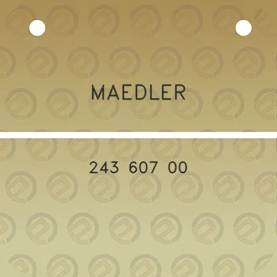 maedler-243-607-00