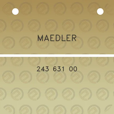 maedler-243-631-00