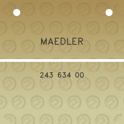 maedler-243-634-00