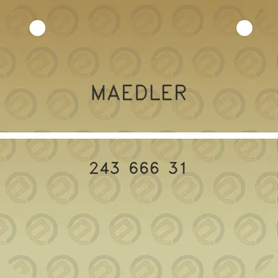 maedler-243-666-31