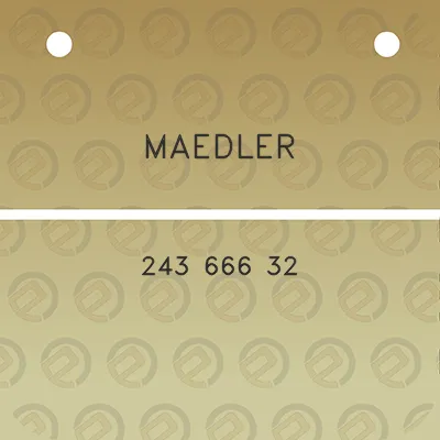 maedler-243-666-32