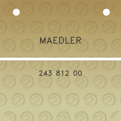 maedler-243-812-00