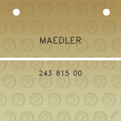 maedler-243-815-00