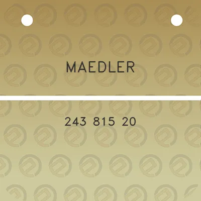 maedler-243-815-20