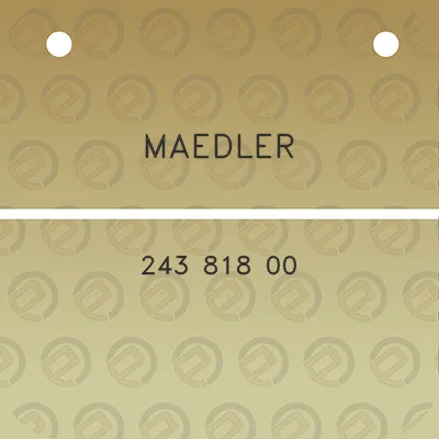 maedler-243-818-00