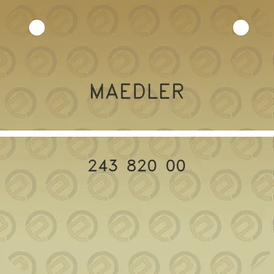 maedler-243-820-00