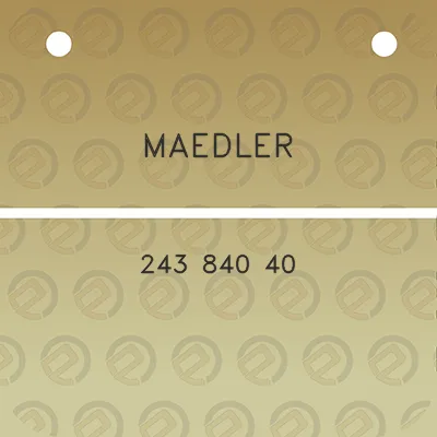 maedler-243-840-40