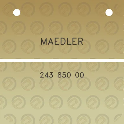 maedler-243-850-00