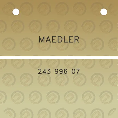 maedler-243-996-07