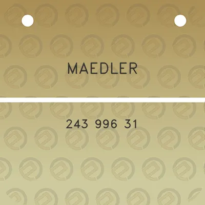 maedler-243-996-31