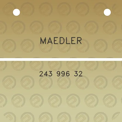 maedler-243-996-32