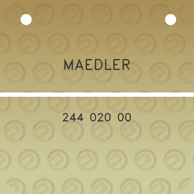 maedler-244-020-00