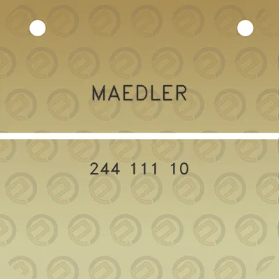 maedler-244-111-10