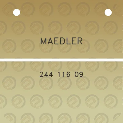 maedler-244-116-09