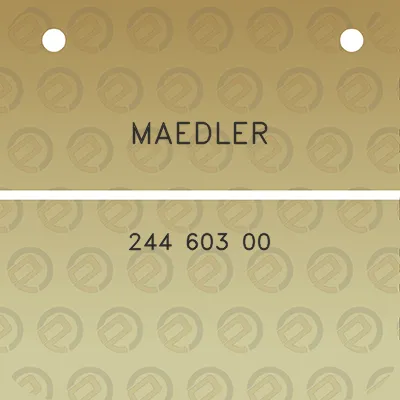 maedler-244-603-00