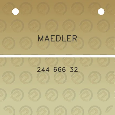 maedler-244-666-32