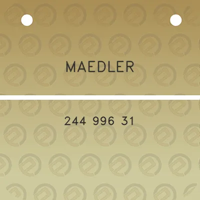 maedler-244-996-31