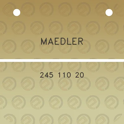 maedler-245-110-20