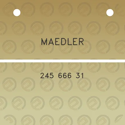 maedler-245-666-31