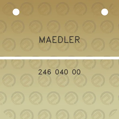 maedler-246-040-00