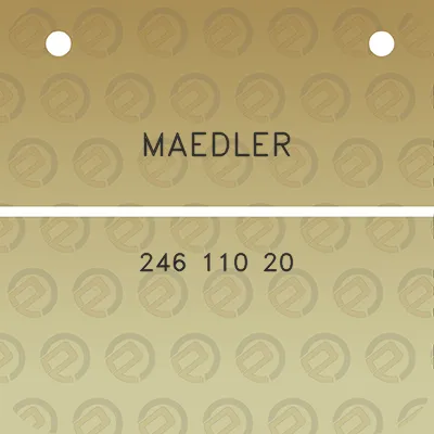 maedler-246-110-20