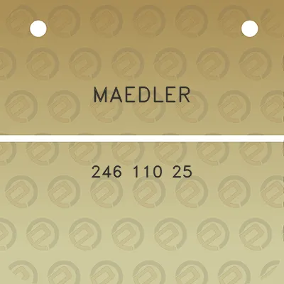 maedler-246-110-25