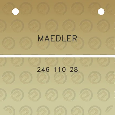 maedler-246-110-28