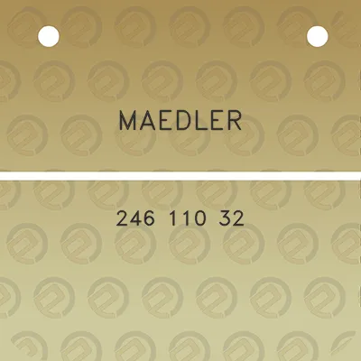 maedler-246-110-32