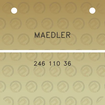 maedler-246-110-36