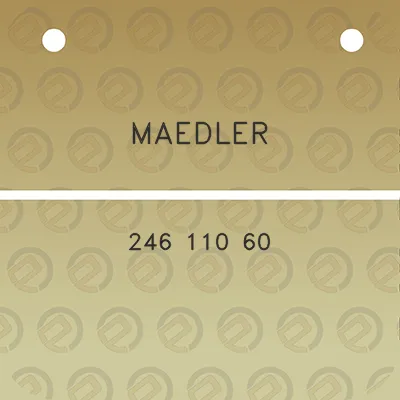 maedler-246-110-60