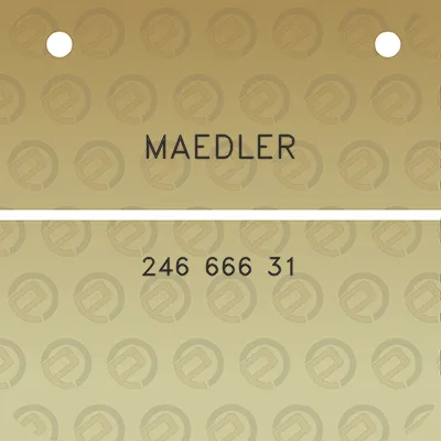 maedler-246-666-31