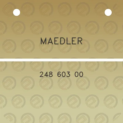 maedler-248-603-00