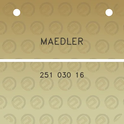 maedler-251-030-16