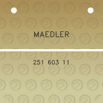 maedler-251-603-11