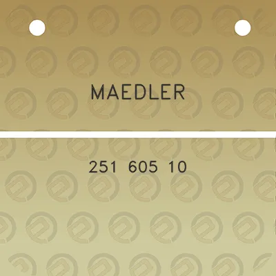 maedler-251-605-10