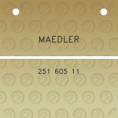 maedler-251-605-11