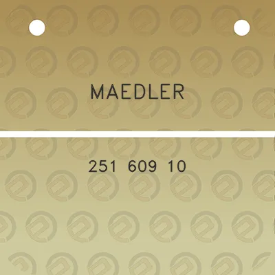 maedler-251-609-10