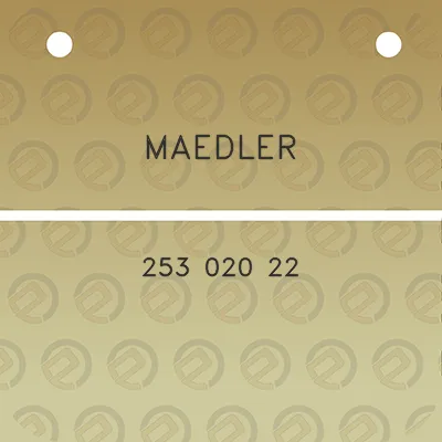 maedler-253-020-22