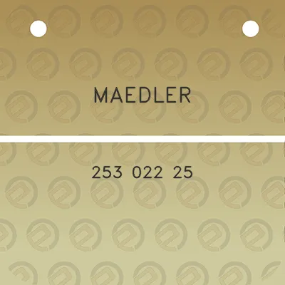 maedler-253-022-25