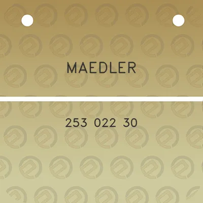 maedler-253-022-30