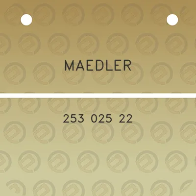 maedler-253-025-22