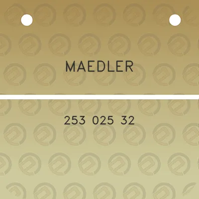 maedler-253-025-32