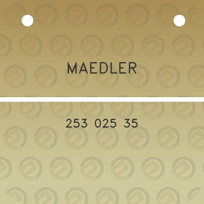 maedler-253-025-35